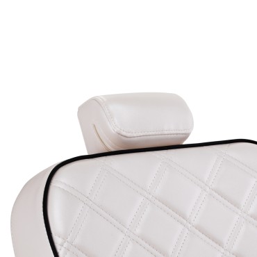 Barberstol Carlos Extra Pearl — nærbillede af hoved