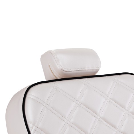 Fauteuil de barbier Carlos Extra Pearl — gros plan tête
