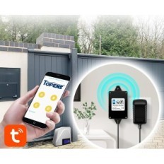 WiFi Tuya Topens TC196 para puertas y app iOS / exhibición de Android