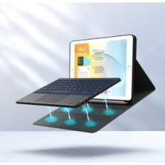 Primer z iPad 10.2 7/8/9 Gen Cheson YFX7-BK-DE-B QWERTZ Osvetljeno