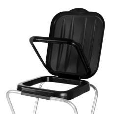 Držák zeď visí na černé odpadky - 120l tašky