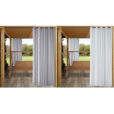 Gebruikte terrasgordijnen Waterdichte ELE ELEOPTION 4 STKS. 137x213cm grijs