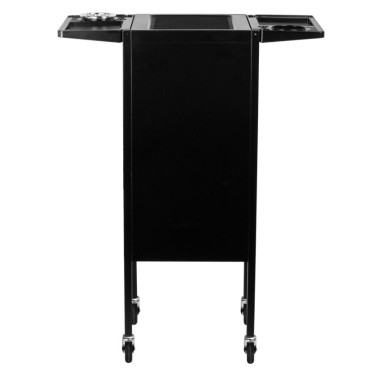 Chariot Gabbiano Hairdressing Helper Deluxe 500 noir — vue de face