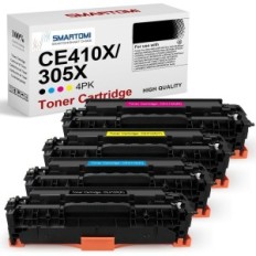 Väriaineen vaihto HP LaserJet Pro M351 / M451 / M475 CE410X 305X 4-Pak LCL