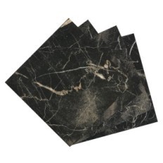 Vinyltegels PVC 30x30 cm Yullpaper 24 stks. Zwart en goud