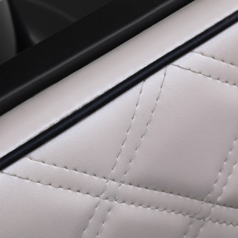 Barberski stol Carlos extra pearl — povečava sedeža