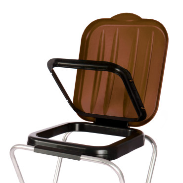 Wandhalter Hängen für Segregation Brauner Müll - 120L-Taschen