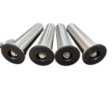 Jambes de meubles en acier inoxydable d'occasion / incomplètes de 304 couteaux de canapé M8 de 24 cm 4 pcs.