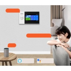 WiFi Alarm System + GSM PGST Dotykový displej Senzory Syrena Tuya / Alex