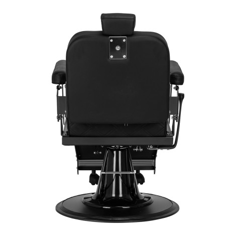 Barberarstol Carlos Extra Svart — baksida