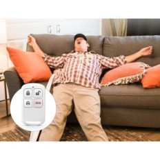 WiFi Alarm System + GSM PGST Dotykové obrazovky Snímače Syrena Tuya / Alex