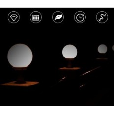 Το φανάρι Acrylic Lamp Shield κράτησε στον τοίχο ή το πάτωμα για το σαλόνι και την τραπεζαρία