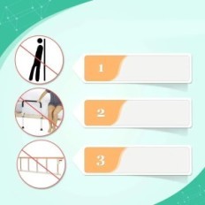 Elevación a granel Operación de artritis de soporte de pierna ajustable 66-86cm