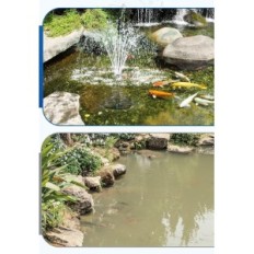 Used 2500 L / h pond filter with UV Billing Pump 40W