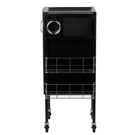 Chariot Gabbiano Hairdressing Helper Deluxe 500 noir — vue de face