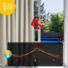 Blackout 140x260 cm deconove toplotno izolacijo bež 1 pc