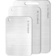 Gebruikte titanium snijplanken 3 stks Food Grade Billy-Sided