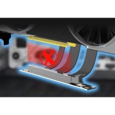 RISER PCIE 5.0 200mm GloTrends za RTX in RX 25100090