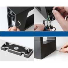 Λάμπα κήπου LED Post 30 cm Shuniń 7W 3000K Διαδρομές φωτισμού IP65