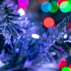 Poškozená dekorativní světla LED Zeluxdot 200m 2000 Bílý studený stříbro