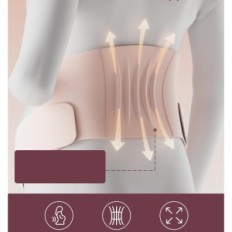 Pregnancy belt Momcose Pancera CozySupport XL on the stomach and back gray