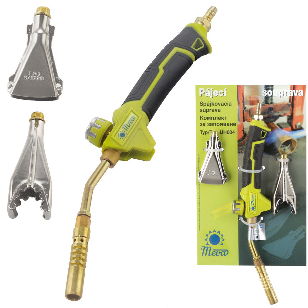 Plynový horák na spájkovacie rúrky LPG plynové nastavené 3 trysky 2 kW