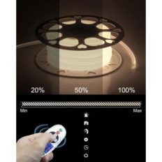 Használt ALITOVE COB LED szalag 20M 230V 4000K állítható IR távirányítóval