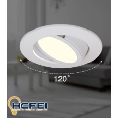 Nedokončené sada 7 ôk LED HCFEI 5W 230V Biela 3000K 68mm 885062