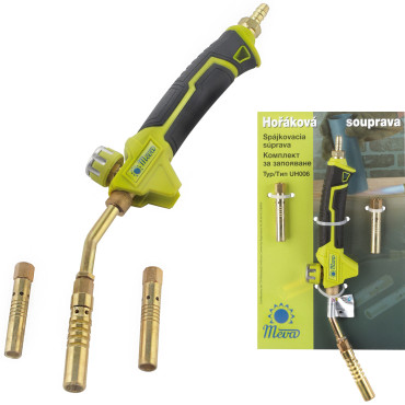 Queimador de gás para lata de solda. LPG Hard Fev LPG Set 3 Bicos 1.4 - 2.1 KW