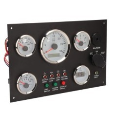 Begagnad båtanordning 12V-tachometer oljetemperatur temperatur vatten