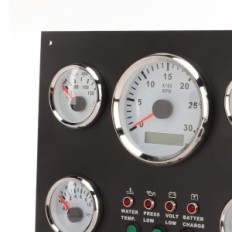 Rabljena plošča plovila plošča 12V Tahometer olje Temperatura temperature vode