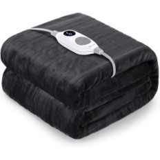 Koc elektryczny 130x180 cm flanelowy Warmrest 6 poziomów ochrona pralny