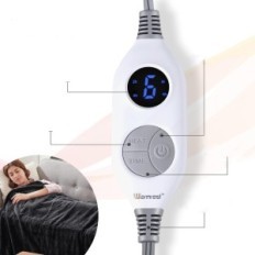 Cobertor elétrico 130x180 cm Flanela Warmrest 6 níveis de proteção lavanderia