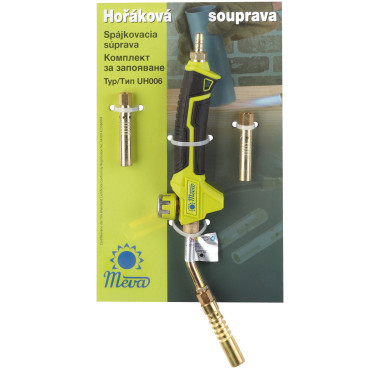 Queimador de gás para lata de solda. LPG Hard Fev LPG Set 3 Bicos 1.4 - 2.1 KW