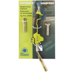 Gasbrander voor tinsolderen. LPG HARD FEB LPG SET 3 NOZZENS 1,4 - 2.1 KW