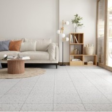 Floor vinil lemez VEELICE 30x30 cm 24 db fehér vízálló gránit