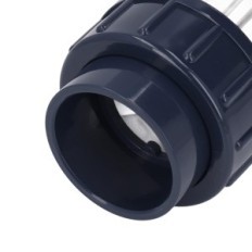 Used LZS-50D water flow meter 1.6-16 m³ / h for DN50 tube ABS float