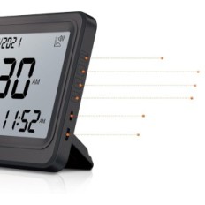 Digital Clock 8 Pray Azan Faj-113 Islamisk bøntur Hjem