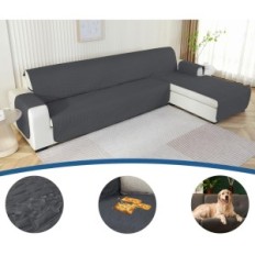 Cobertura para canto l 255cm ystyle impermeável escuro cinza