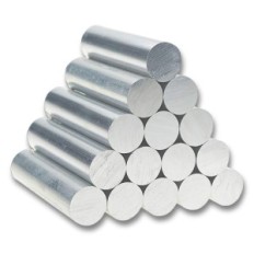 UŻYWANE Pręt aluminiowy TEN-HIGH 6061 50 mm długość 200 mm