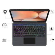 Prípad s klávesnicou pre karta Galaxy S9 FE + / S9 + / S10 + 12.4 "QWERTZ TOUCHPAD