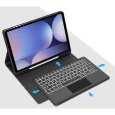 Naudojamas dėklas su klaviatūra Samsung skirtuko S9FE + / S10 + 12,4 "IT jademall qwerty (nėra originalios pakuotės)