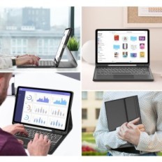 Used Case with Keyboard for Samsung Tab S9FE + / S10 + 12.4 "IT JadeMall qwerty (no original packaging)