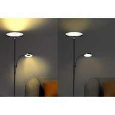 Brukt / skadet 42W 4200lm stående lampe med fjernkontroll for soverommet