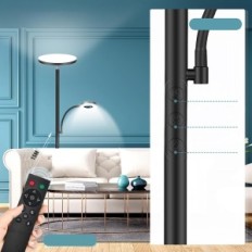 Použité / poškozené 42W 4200LM stojací lampa s dálkovým ovládáním pro kanceláře ložnice