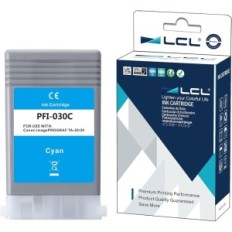 Inktvervanging LCL PFI-030C (cyaan) aan Canon TA-20 / TA-30 / TM-240 / TM-340