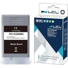 Reemplazo de tinta LCL PFI-030MBK 55ML MATE Negro para Canon TA-20 / TA-30 / TM-240 / TM-340