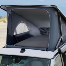 Kattolomake VW T6.1 Kalifornian ylellisyys takapenkille ja telttakatto