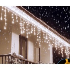 USE GCMacau LED fényfüggöny 15 + 5 m 506LED IP65 USB fehér távirányítóval