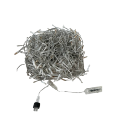 Tenda leggera LED GCMACAU usata 15 + 5m 506D IP65 USB con telecomando bianco